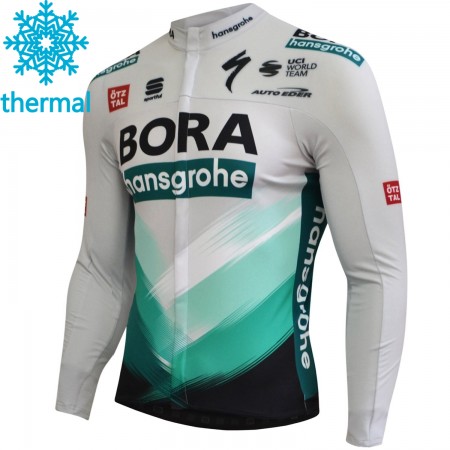 Maillot Cyclisme 2021 BORA-hansgrohe Hiver Thermal Fleece N001